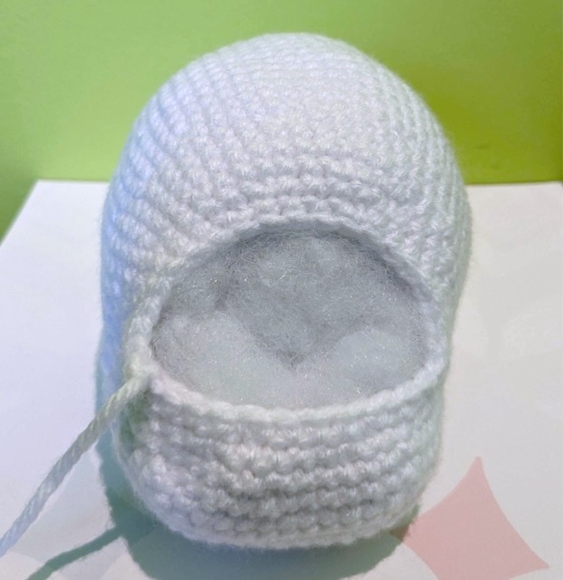 Completed Sommie body as viewed from the front
